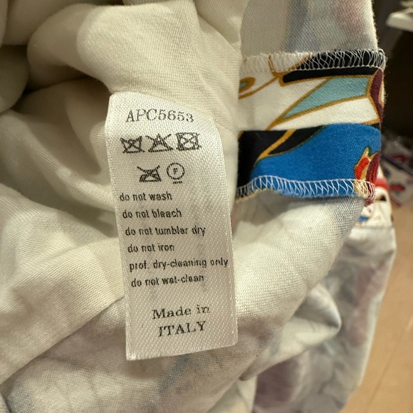 Carolina Herrera Archive Print Collection Tango Dancers Faux Wrap Dress. - Picture 7 of 9